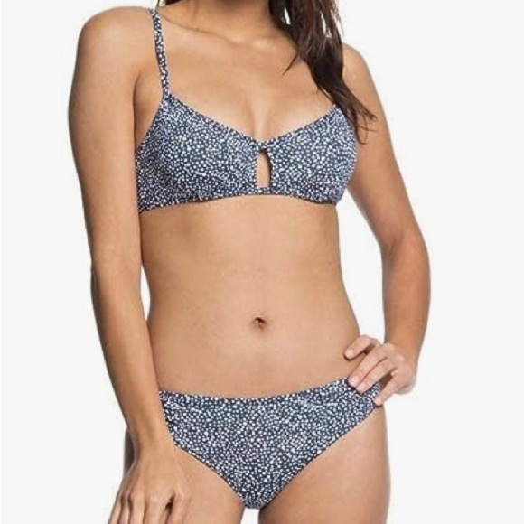Roxy Other - NWT Roxy XS Navy White Polka Dot Bikini